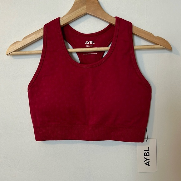 Aybl Evolve speckle seamless sports bra - raspberry - medium - Picture 1 of 4